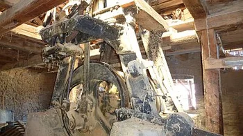 Innenaufnahme des Sägewerks
