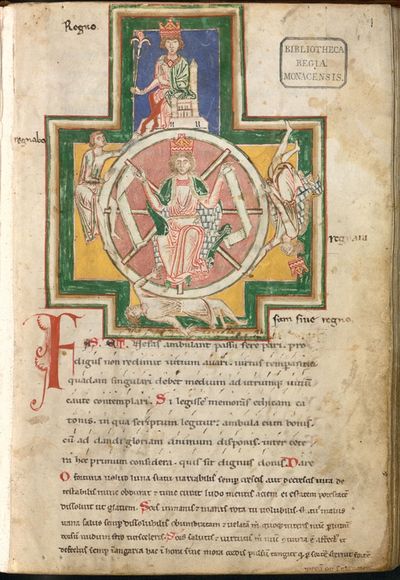 Textblatt der Carmina Burana